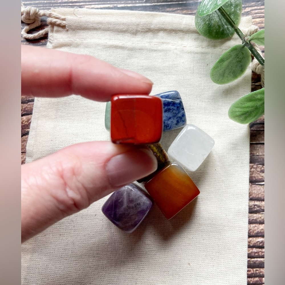 New 7 chakra crystal cubes.